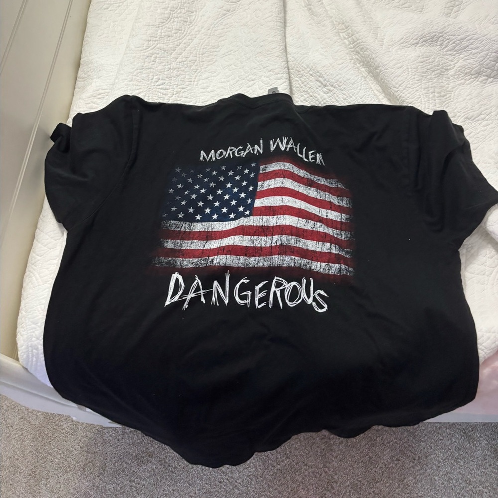 Morgan Wallen Next Level Apparel American flag t shirt